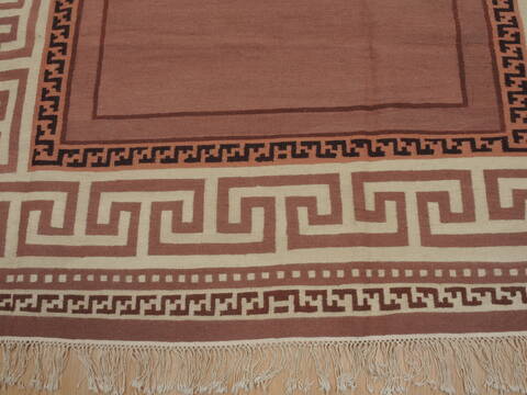 Kilim Beige Flat Woven 62 X 90  Area Rug 100-110020 Image 5
