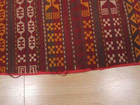 Kilim Red Runner Flat Woven 46 X 1011  Area Rug 100-110024 Image 5