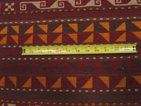 Kilim Red Runner Flat Woven 46 X 1011  Area Rug 100-110024 Image 8