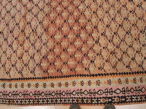 Kilim Brown Runner Flat Woven 41 X 810  Area Rug 100-110025 Image 6