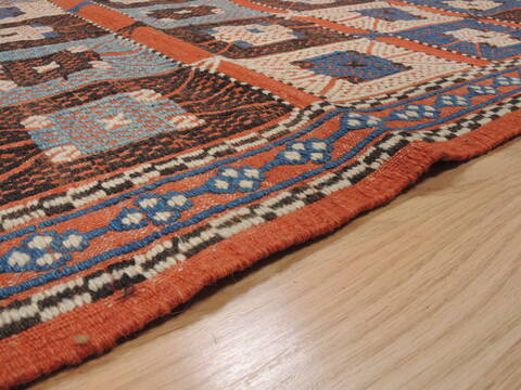Kilim Brown Flat Woven 48 X 75  Area Rug 100-110030 Image 5