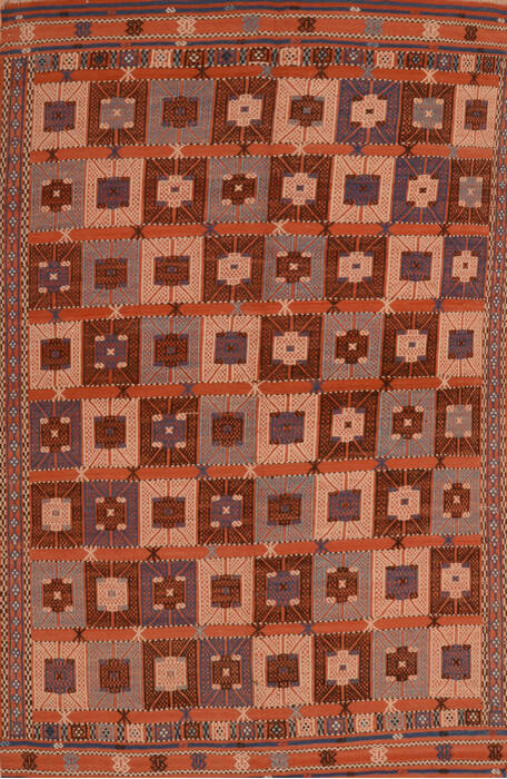 Kilim Brown Flat Woven 48 X 75  Area Rug 100-110030 Image 0