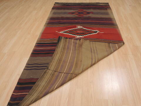 Kilim Brown Hand Tufted 46 X 88  Area Rug 100-110036 Image 8