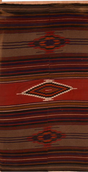 Kilim Brown Hand Tufted 46 X 88  Area Rug 100-110036 Image 0