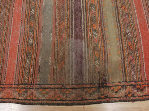 Kilim Red Flat Woven 410 X 810  Area Rug 100-110040 Image 6