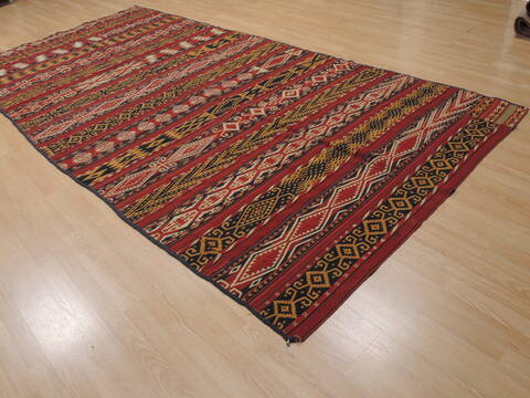 Kilim Red Flat Woven 511 X 1111  Area Rug 100-110042 Image 3
