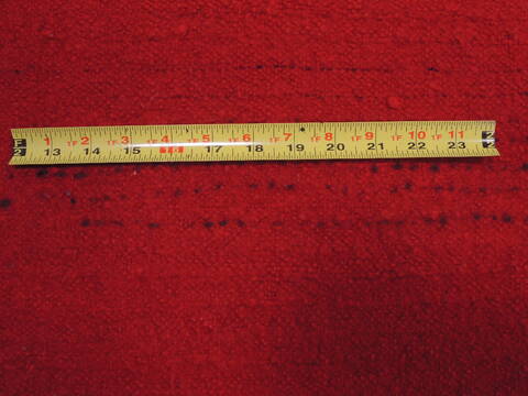 Gabbeh Red Flat Woven 45 X 80  Area Rug 100-110051 Image 10