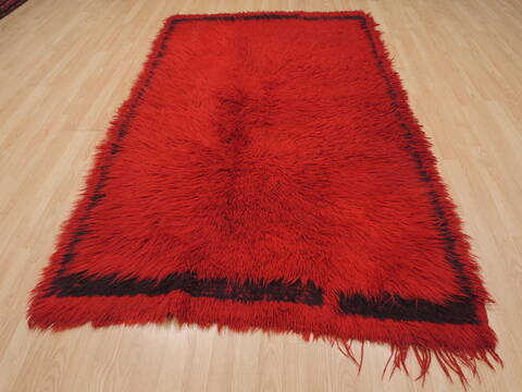 Gabbeh Red Flat Woven 45 X 80  Area Rug 100-110051 Image 1