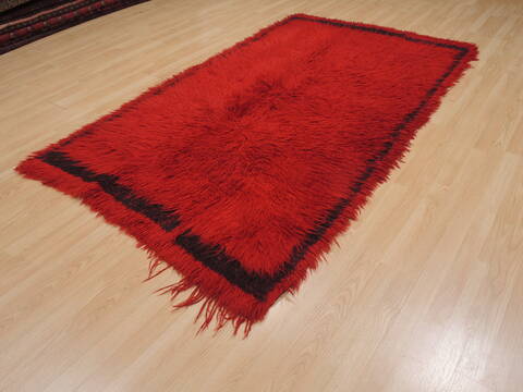 Gabbeh Red Flat Woven 45 X 80  Area Rug 100-110051 Image 2