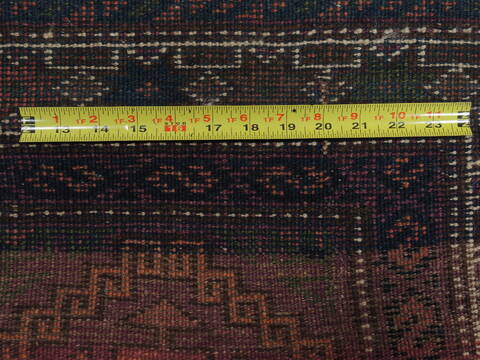 Baluch Purple Hand Knotted 41 X 74  Area Rug 100-110067 Image 6