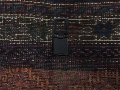 Baluch Purple Hand Knotted 41 X 74  Area Rug 100-110067 Image 7