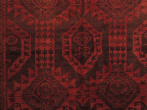 Baluch Orange Hand Knotted 410 X 92  Area Rug 100-110074 Image 5