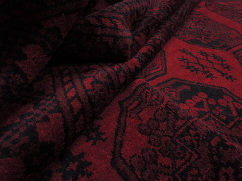 Khan Mohammadi Red Hand Knotted 97 X 129  Area Rug 100-110076 Image 10
