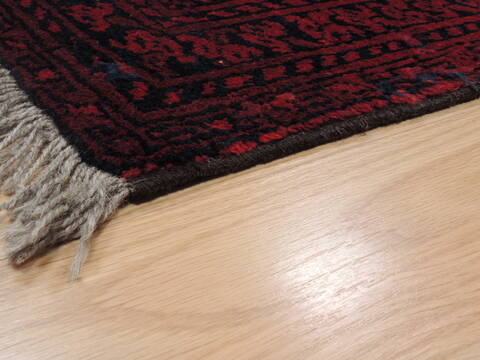Khan Mohammadi Red Hand Knotted 54 X 81  Area Rug 100-110078 Image 3