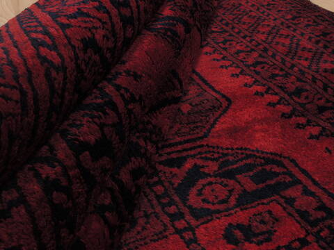 Khan Mohammadi Red Hand Knotted 54 X 81  Area Rug 100-110078 Image 5