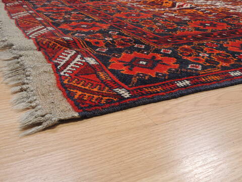 Khan Mohammadi Multicolor Hand Knotted 58 X 81  Area Rug 100-110079 Image 3