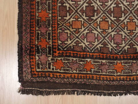Khan Mohammadi Multicolor Hand Knotted 37 X 64  Area Rug 100-110083 Image 4