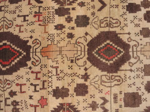 Baluch Beige Hand Knotted 35 X 60  Area Rug 100-110095 Image 5
