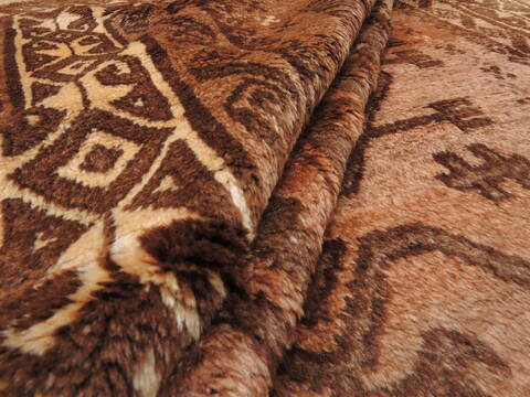 Baluch Brown Hand Knotted 311 X 69  Area Rug 100-110099 Image 8