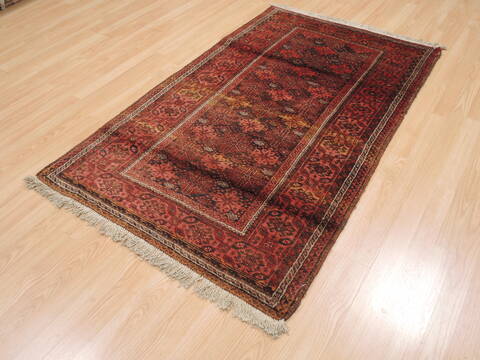 Baluch Brown Hand Knotted 35 X 57  Area Rug 100-110107 Image 2