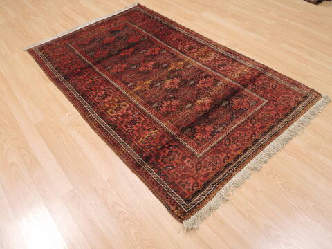 Baluch Brown Hand Knotted 35 X 57  Area Rug 100-110107 Image 3