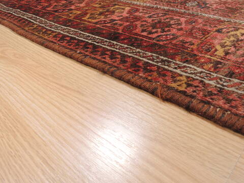 Baluch Brown Hand Knotted 35 X 57  Area Rug 100-110107 Image 7