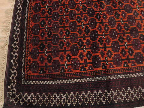 Khan Mohammadi Orange Hand Knotted 37 X 76  Area Rug 100-110110 Image 5