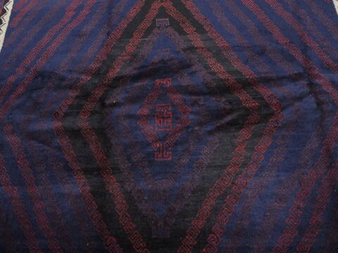 Khan Mohammadi Blue Hand Knotted 67 X 108  Area Rug 100-110111 Image 4