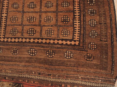 Baluch Brown Hand Knotted 310 X 70  Area Rug 100-110122 Image 5