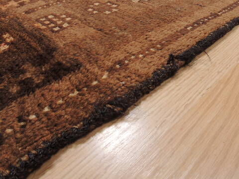 Baluch Brown Hand Knotted 310 X 70  Area Rug 100-110122 Image 8