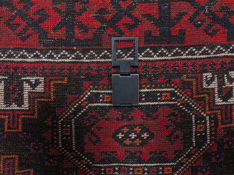 Baluch Brown Hand Knotted 38 X 67  Area Rug 100-110123 Image 10