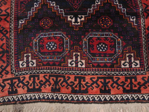 Baluch Brown Hand Knotted 38 X 67  Area Rug 100-110123 Image 4