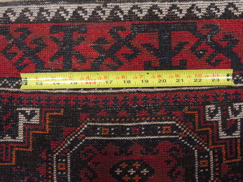 Baluch Brown Hand Knotted 38 X 67  Area Rug 100-110123 Image 9