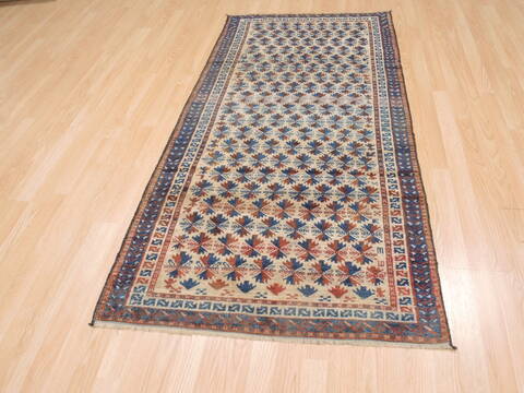 Baluch Beige Hand Knotted 31 X 64  Area Rug 100-110129 Image 6