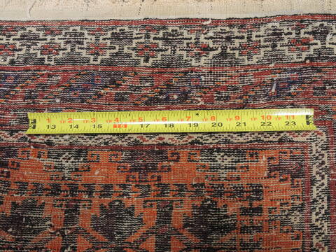 Baluch Orange Runner Hand Knotted 33 X 67  Area Rug 100-110137 Image 9