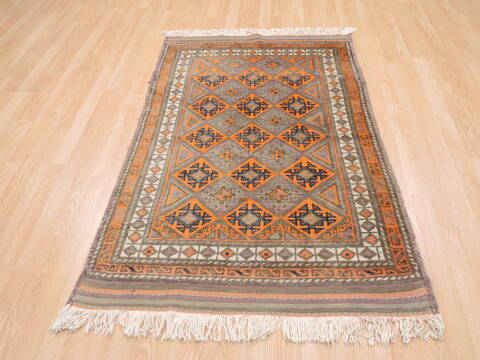 Baluch Blue Hand Knotted 32 X 47  Area Rug 100-110146 Image 1