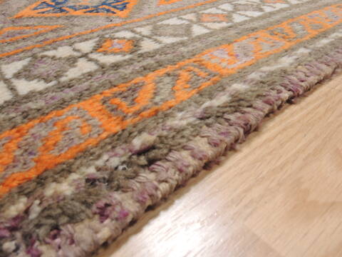 Baluch Blue Hand Knotted 32 X 47  Area Rug 100-110146 Image 8