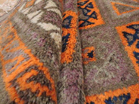 Baluch Blue Hand Knotted 32 X 47  Area Rug 100-110146 Image 9