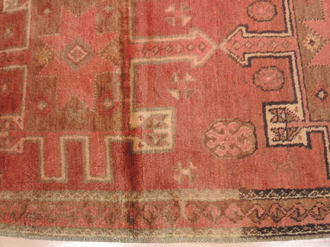 Baluch Orange Hand Knotted 36 X 61  Area Rug 100-110158 Image 5