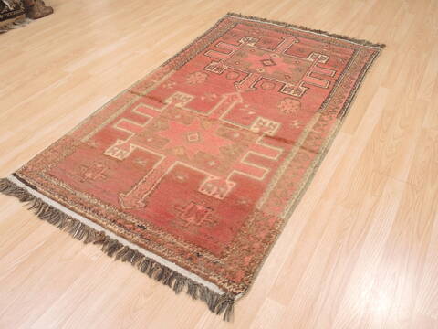 Baluch Orange Hand Knotted 36 X 61  Area Rug 100-110158 Image 6
