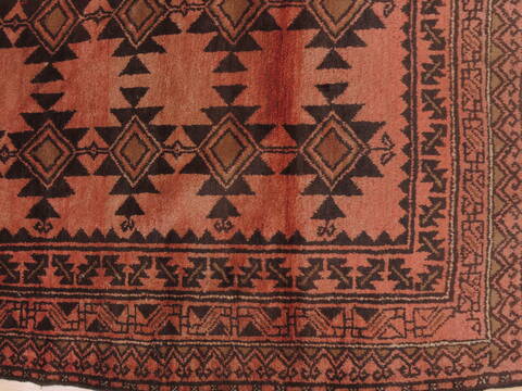 Baluch Red Hand Knotted 41 X 65  Area Rug 100-110163 Image 4