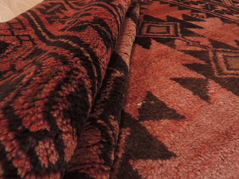 Baluch Red Hand Knotted 41 X 65  Area Rug 100-110163 Image 8