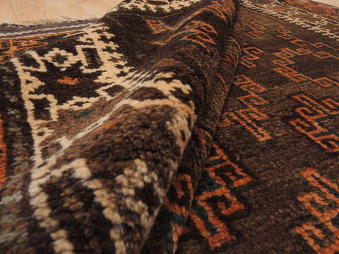 Baluch Red Hand Knotted 46 X 711  Area Rug 100-110165 Image 10