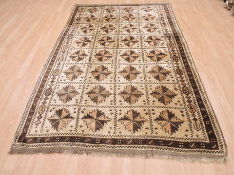 Baluch Beige Hand Knotted 44 X 74  Area Rug 100-110171 Image 1