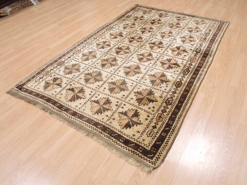 Baluch Beige Hand Knotted 44 X 74  Area Rug 100-110171 Image 2