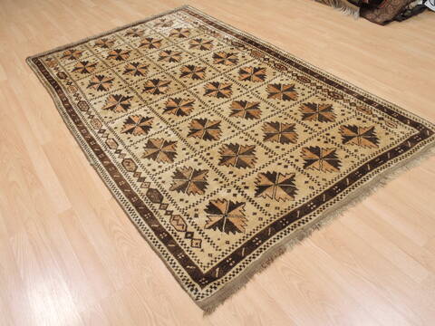 Baluch Beige Hand Knotted 44 X 74  Area Rug 100-110171 Image 3