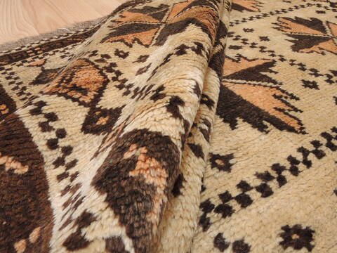 Baluch Beige Hand Knotted 44 X 74  Area Rug 100-110171 Image 8