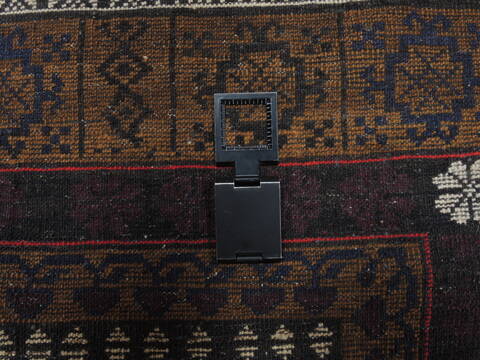 Baluch Brown Hand Knotted 38 X 64  Area Rug 100-110174 Image 12
