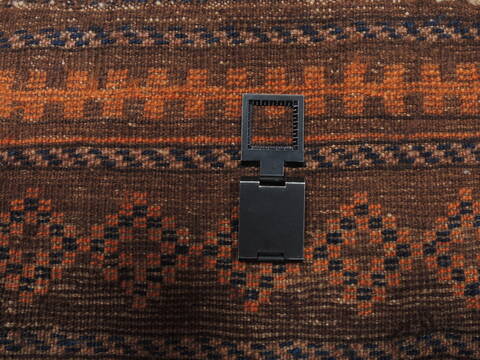 Baluch Brown Hand Knotted 39 X 57  Area Rug 100-110182 Image 12