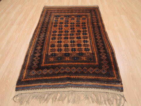 Baluch Brown Hand Knotted 39 X 57  Area Rug 100-110182 Image 5